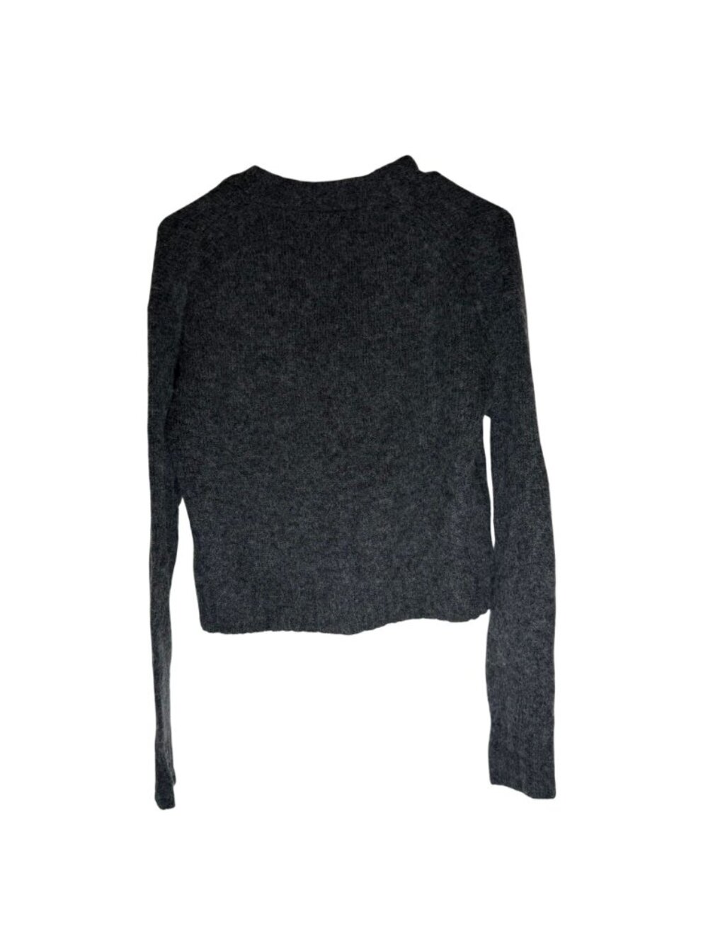 Everlane The Boxy V-Neck Cardigan Dark Gray Alpaca Size XS NWT - Picture 6 of 6